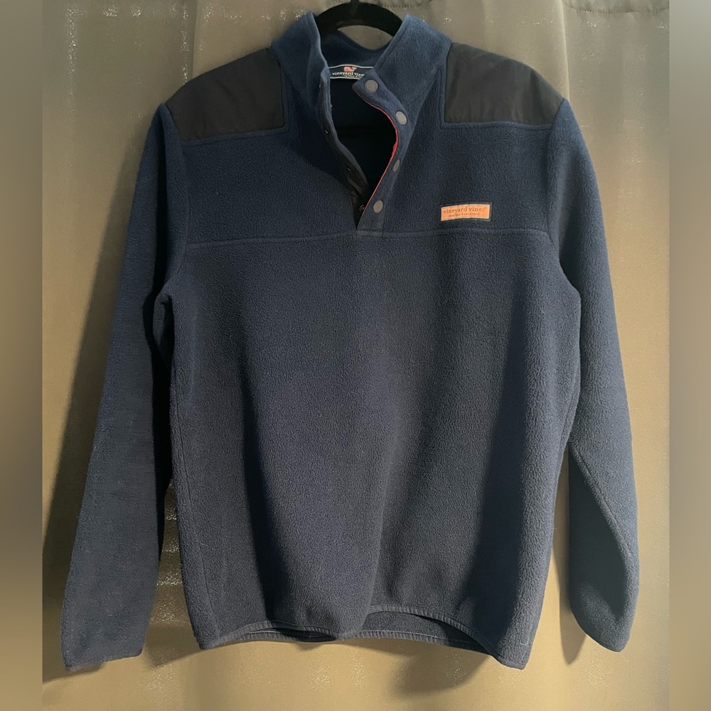 Vinyard Vines Women’s Medium Navy Fleece Pullover